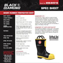 Black Diamond Short Rubber Structural boot - 11"