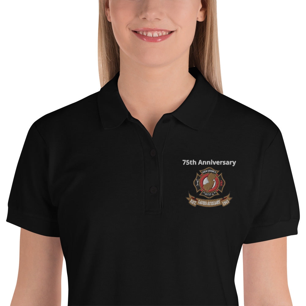 75th Anniversary Embroidered Women's Polo Shirt